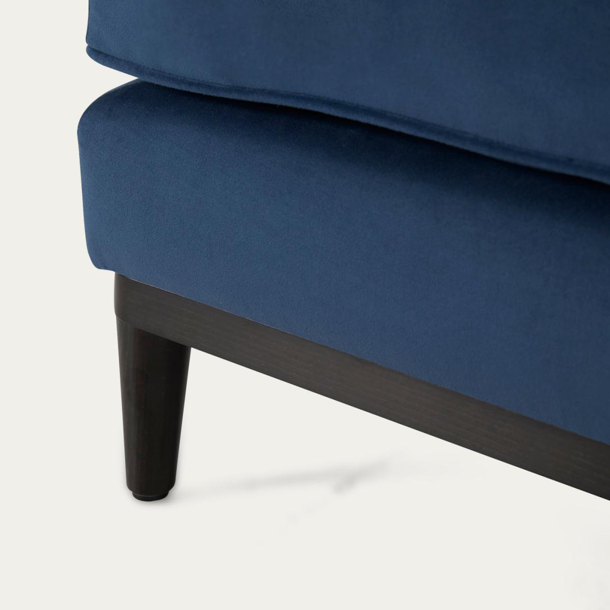Teal Model 02 Velvet Footstool – image 4