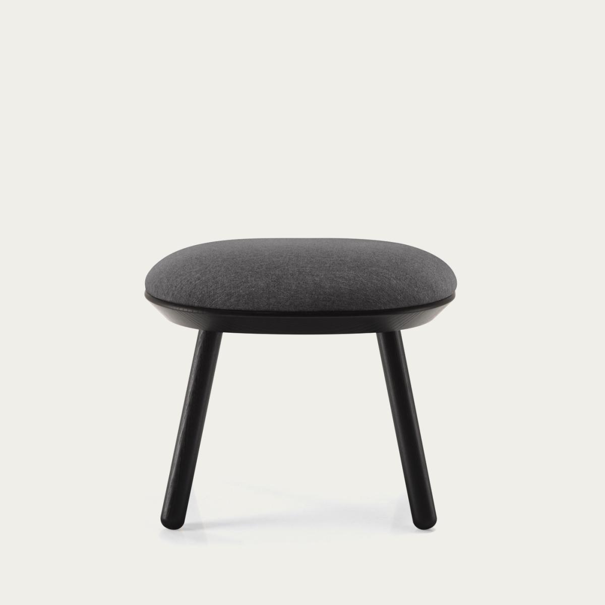 Oiled Ash/Grey Delius Gavi Naive Ottoman – image 1