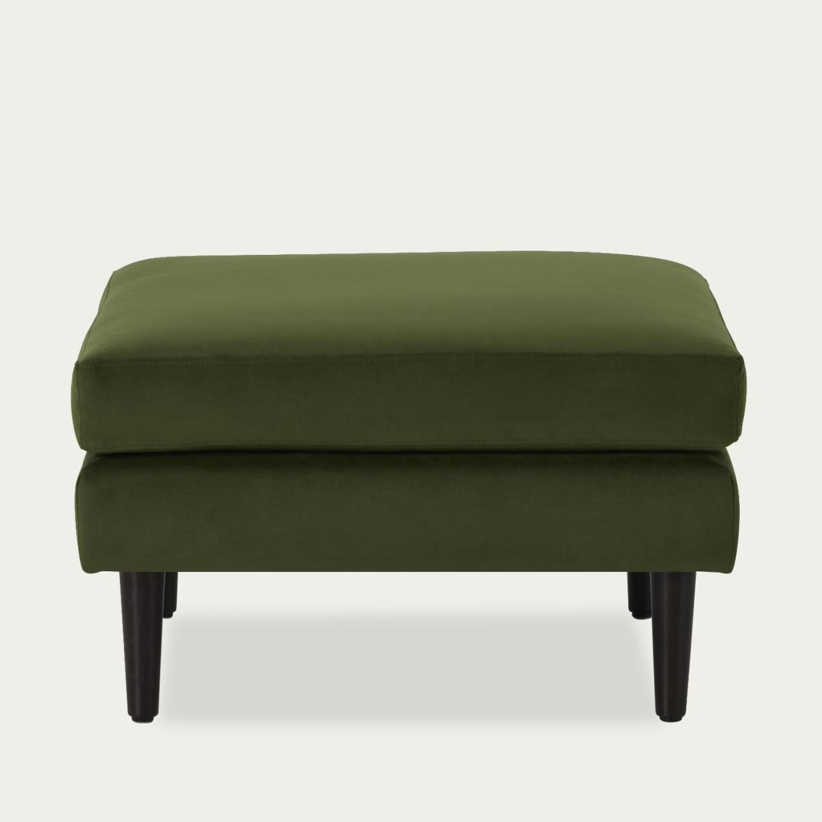 Vine Model 01 Velvet Footstool – image 1