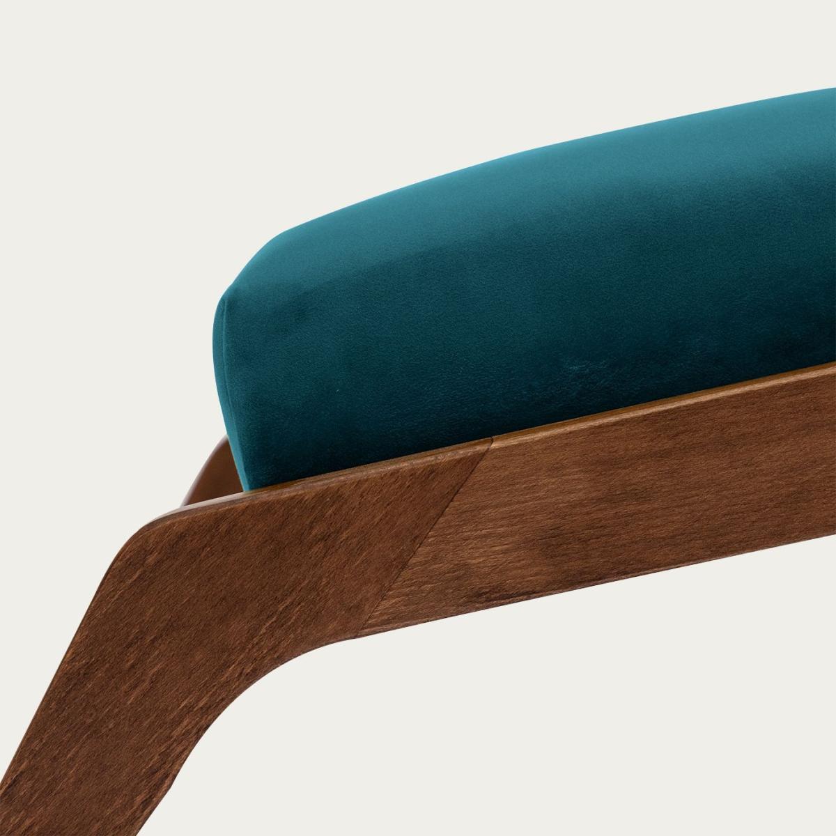 Topaz Apollo Lounge Footstool Premium Velvet Line – image 2