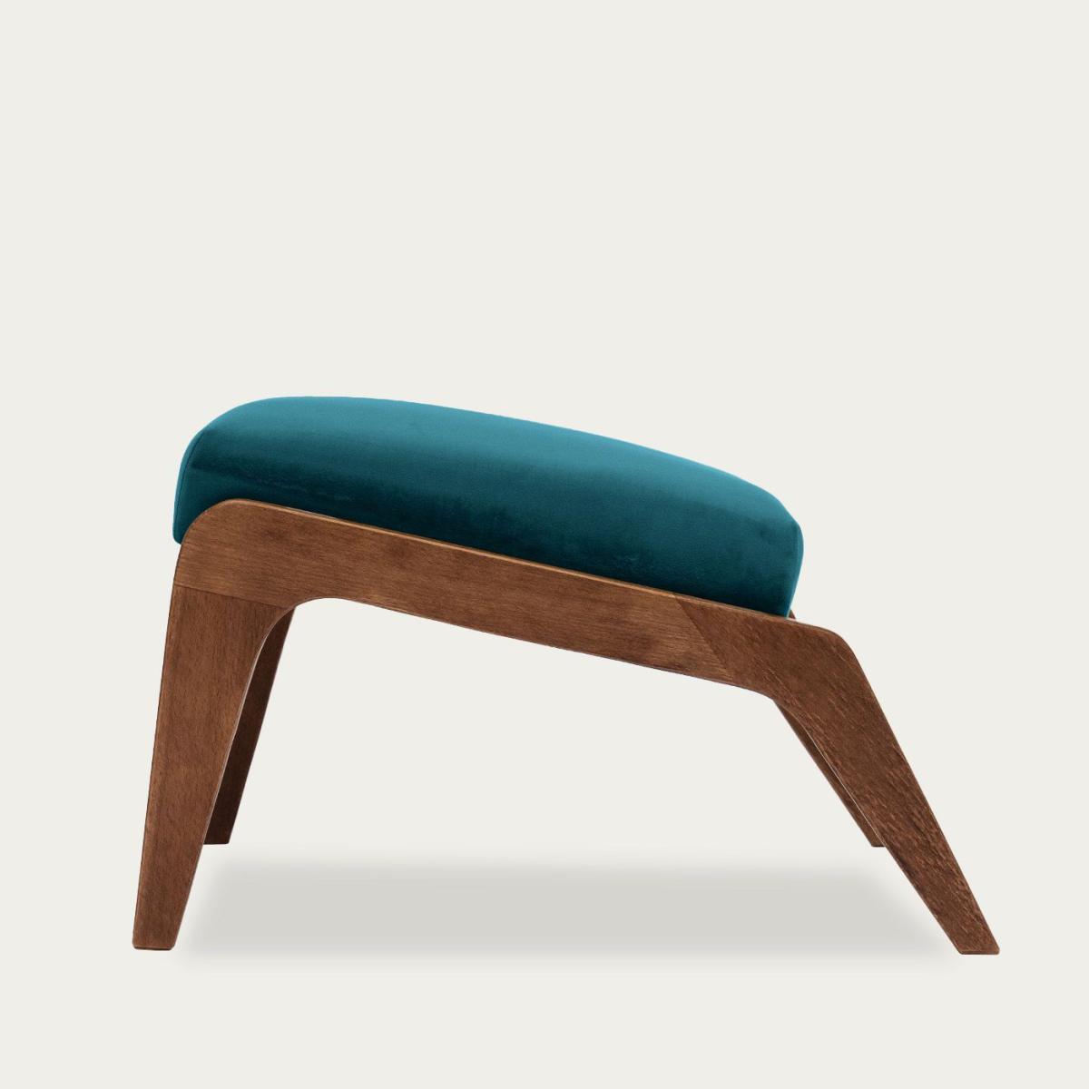 Topaz Apollo Lounge Footstool Premium Velvet Line – image 3