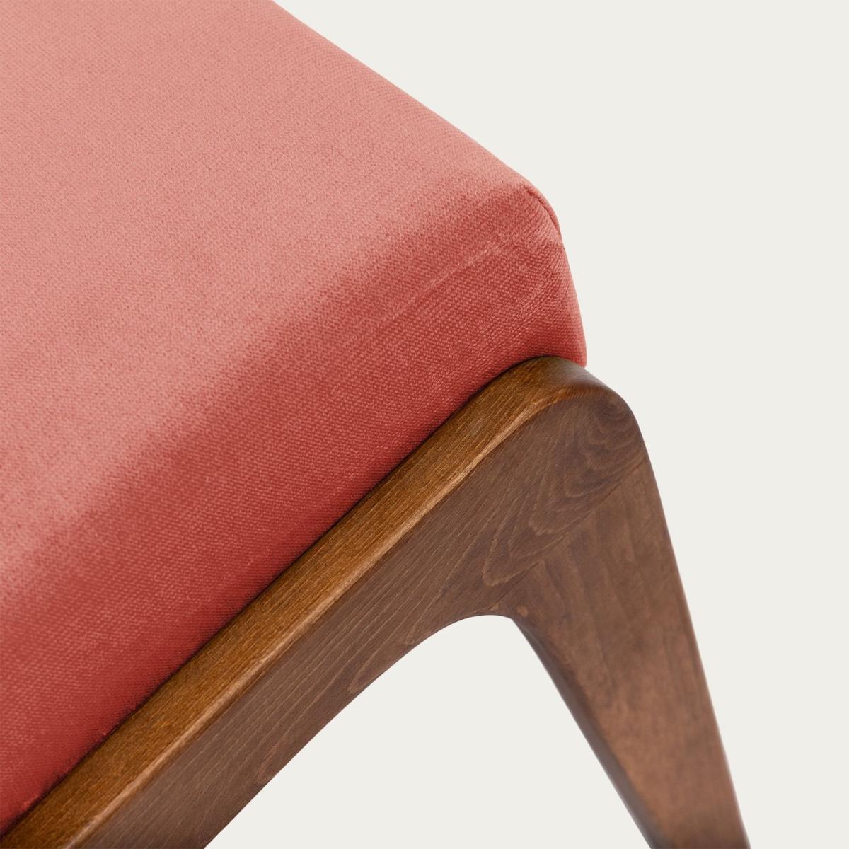 Rosa Apollo Lounge Footstool Velvet Line – image 2