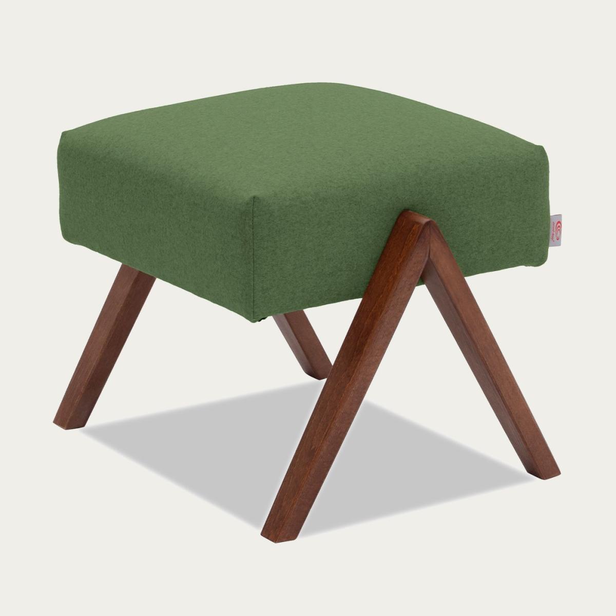 Spring Green Retrostar Footstool Wool Line – image 4