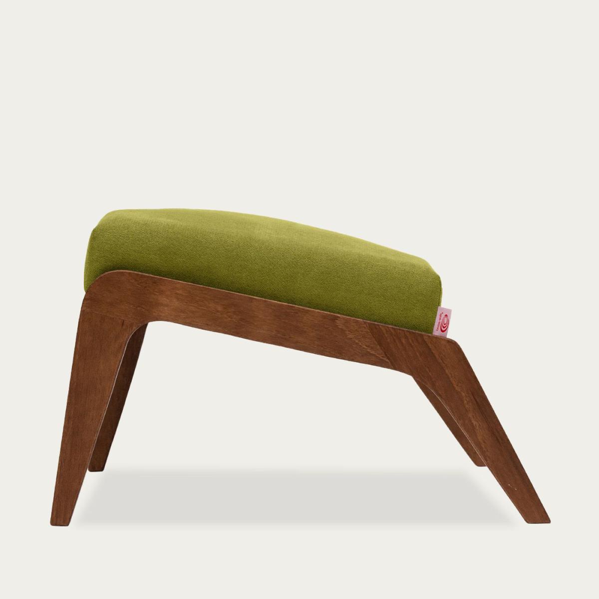 Mustard Green Apollo Lounge Footstool Classic Line – image 3
