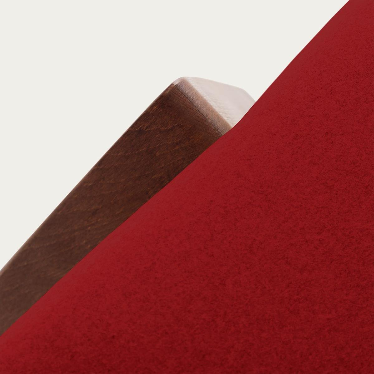 Fire Red Retrostar Footstool Wool Line – image 3