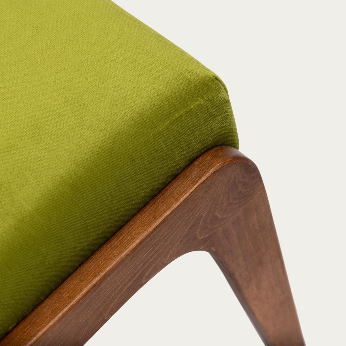 Apple Green Apollo Lounge Footstool Velvet Line – image 2
