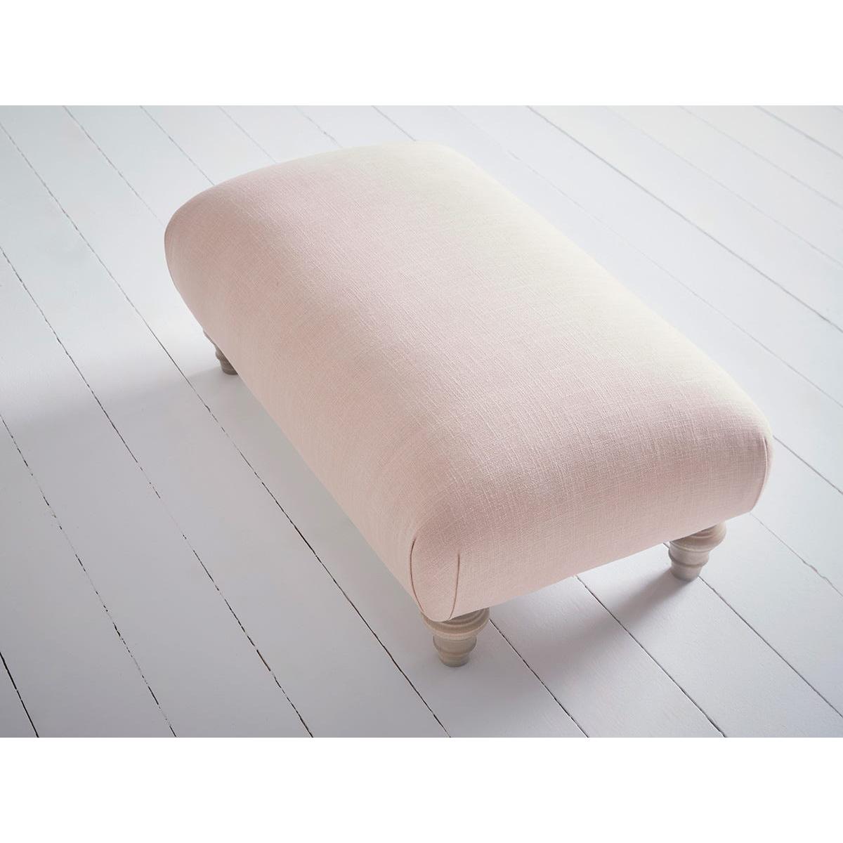 Artes Ottoman – Pewter Cotton Linen – image 4