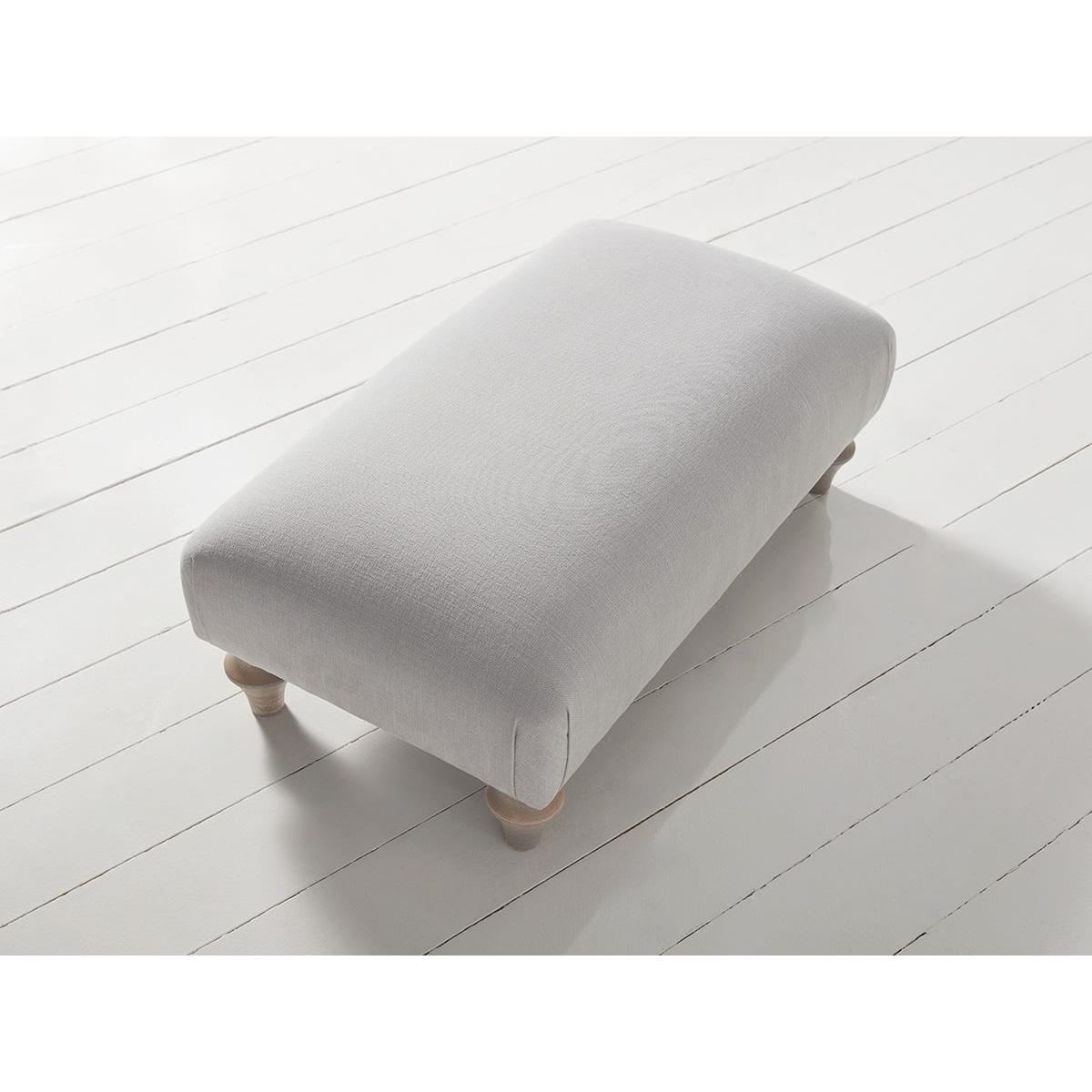 Kiruna Ottoman – Vintage Olive Cotton Linen – image 4