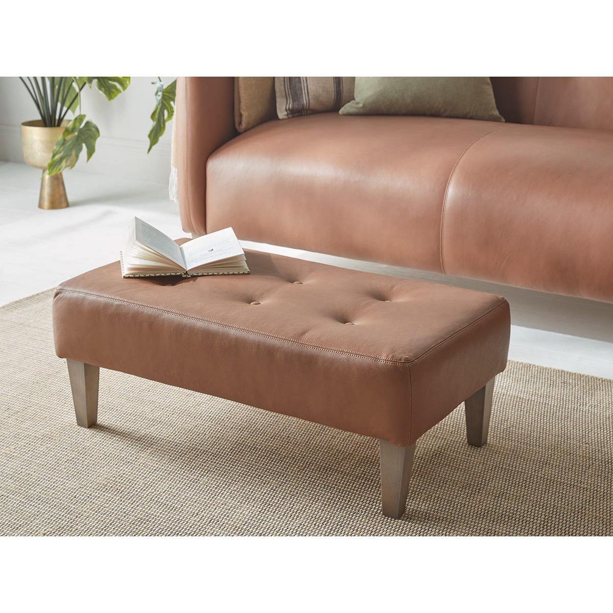Narvik Ottoman – Vintage Grey Herringbone – image 2