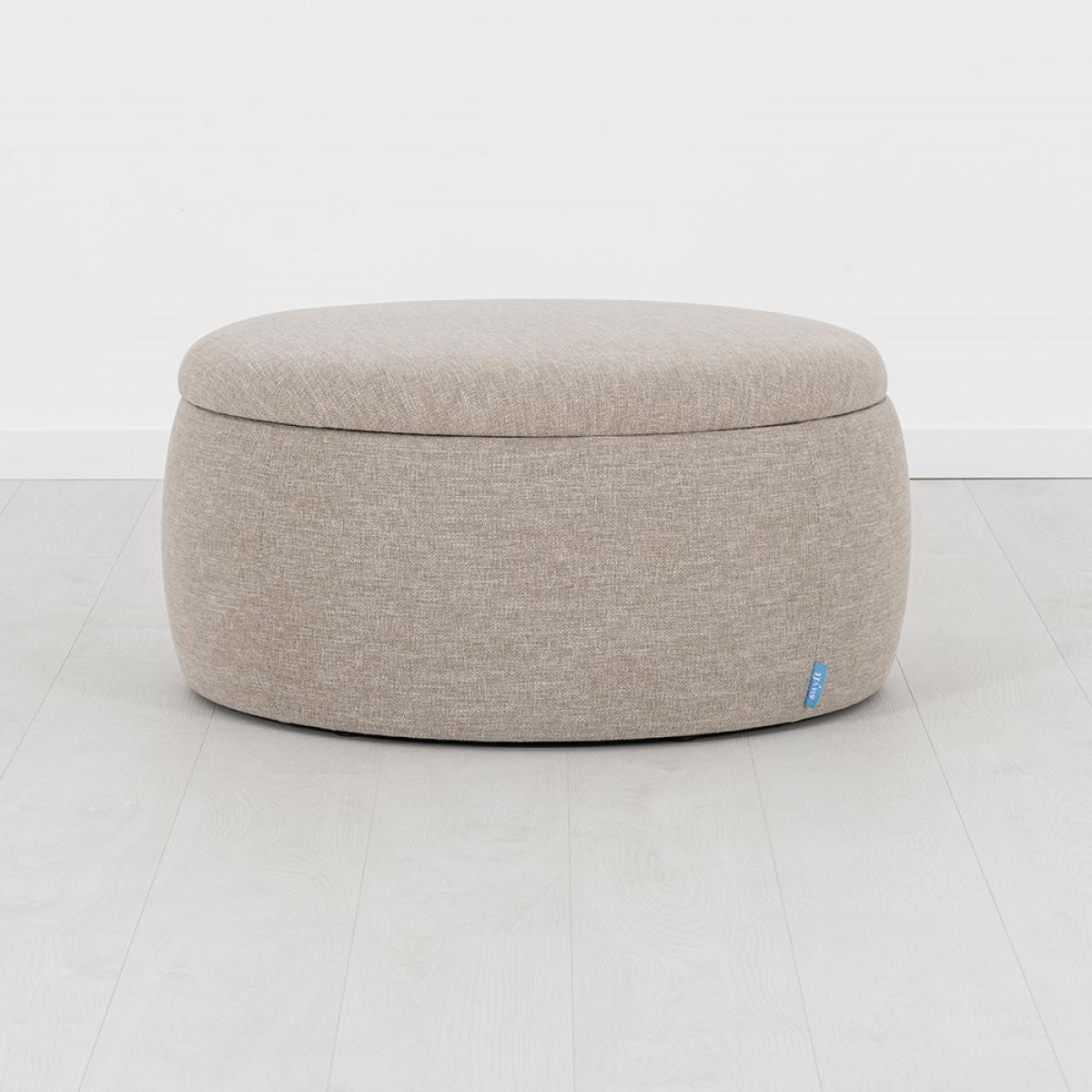 Swyft Storage 01 Linen Ottoman – image 1