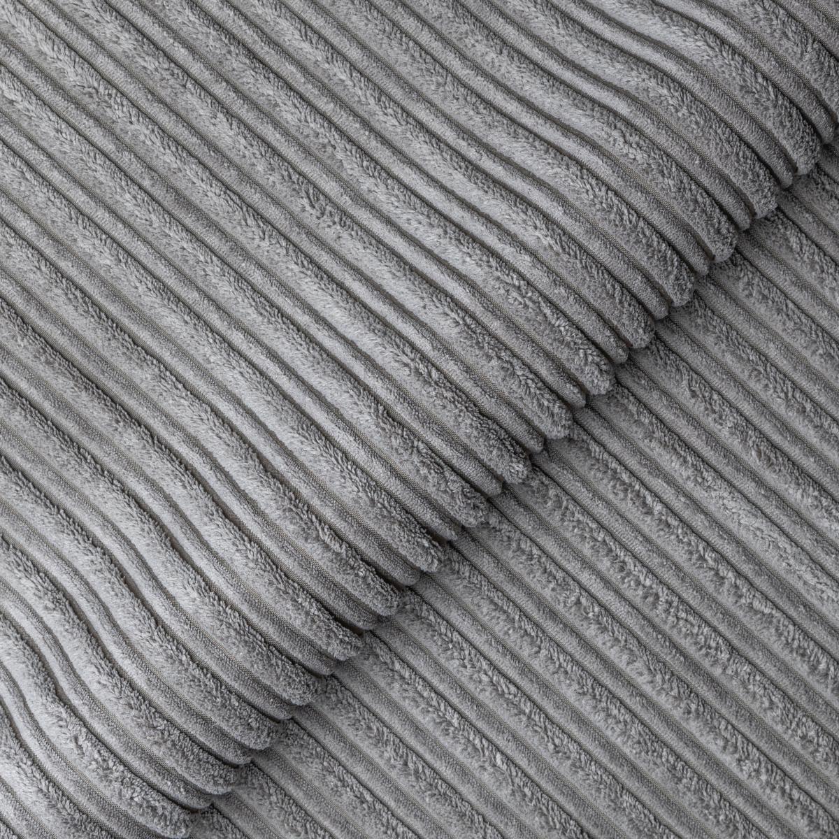 Blake Jumbo Cord Footstool Grey – image 6