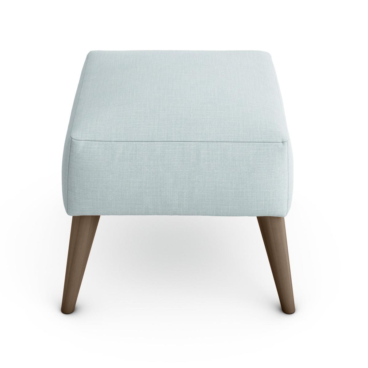 Marlow Slub Cotton Blend Footstool Slub Cotton Light Mineral – image 4