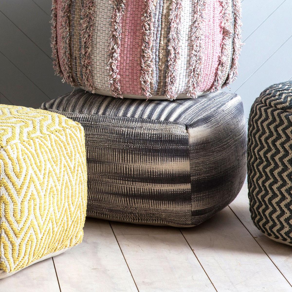 Tivoli Pouffe Grey – image 2