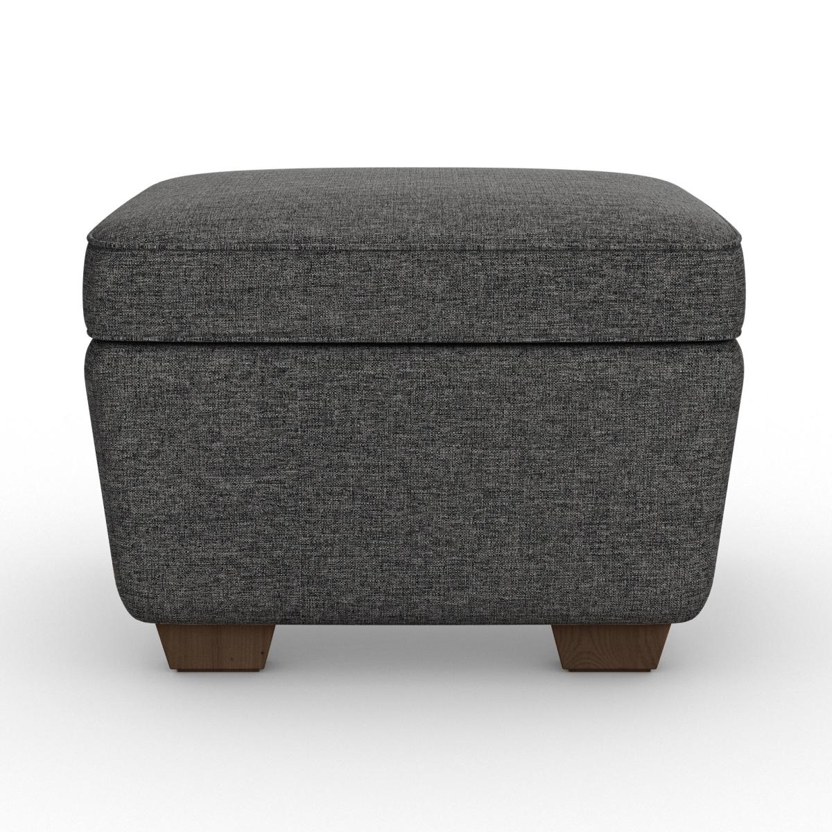 Arundel Storage Footstool Tonal Weave Charcoal – image 5