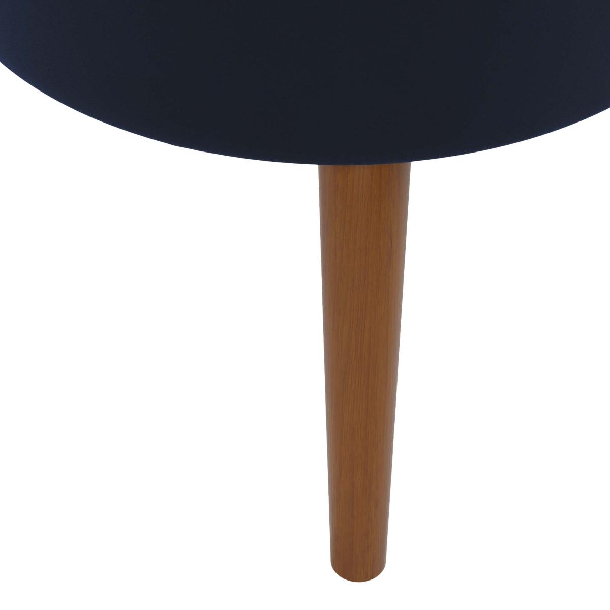 Eliza Velvet Storage Footstool Luxe Navy – image 3