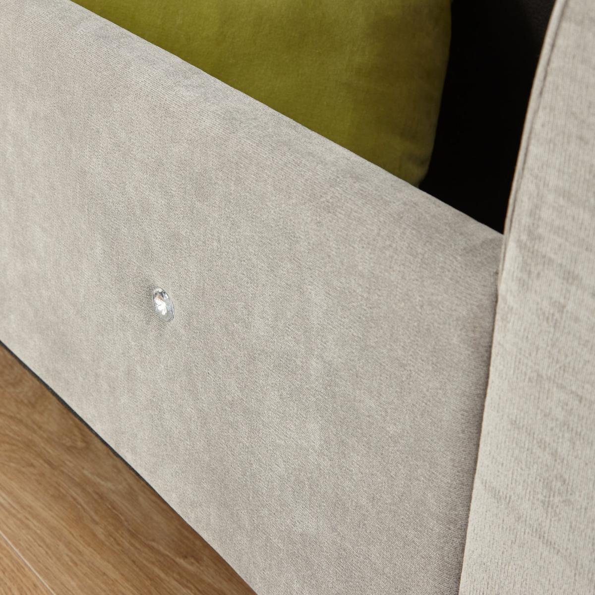 Verona Silver Ottoman Window Seat Silver – image 7