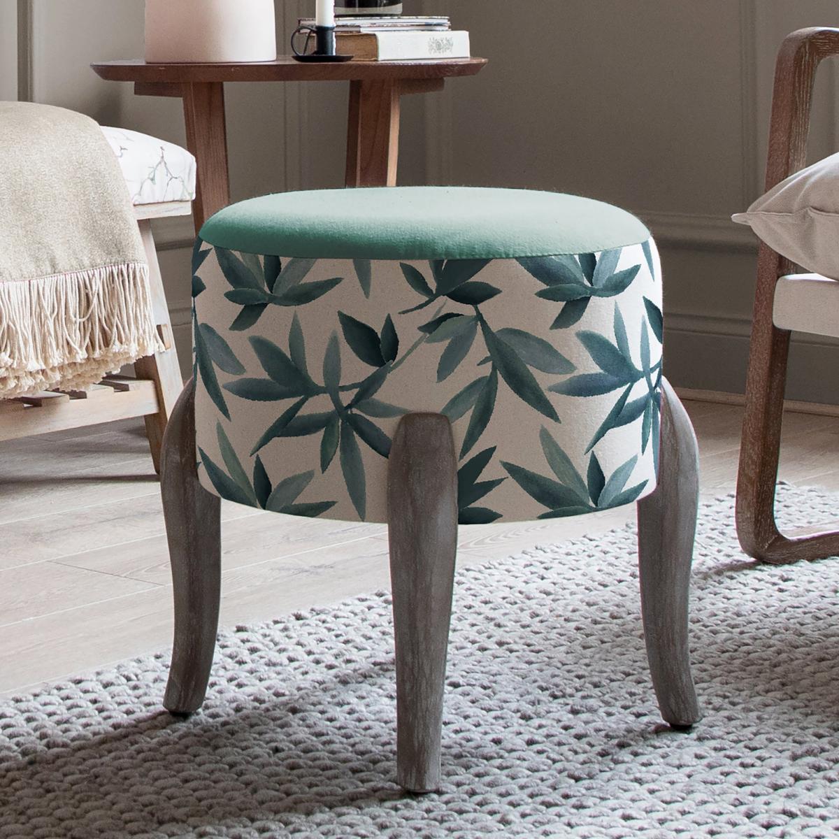 Finn Silverwood Footstool Silverwood River Blue – image 1