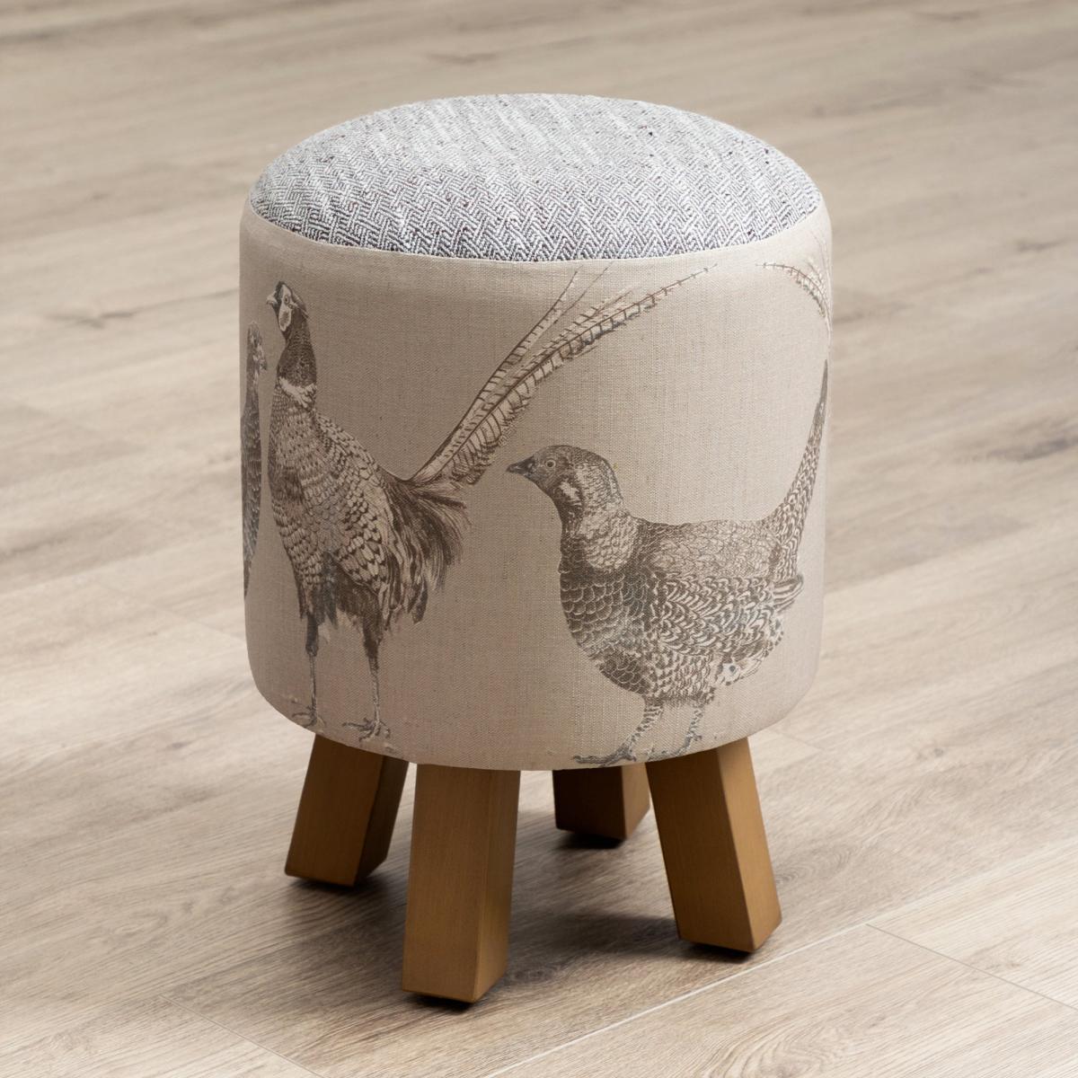 Monty Fabric Footstool Monty Venatu – image 2