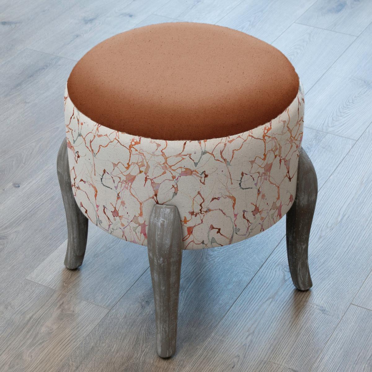 Finn Cararra Footstool Carrara Rosewater – image 2