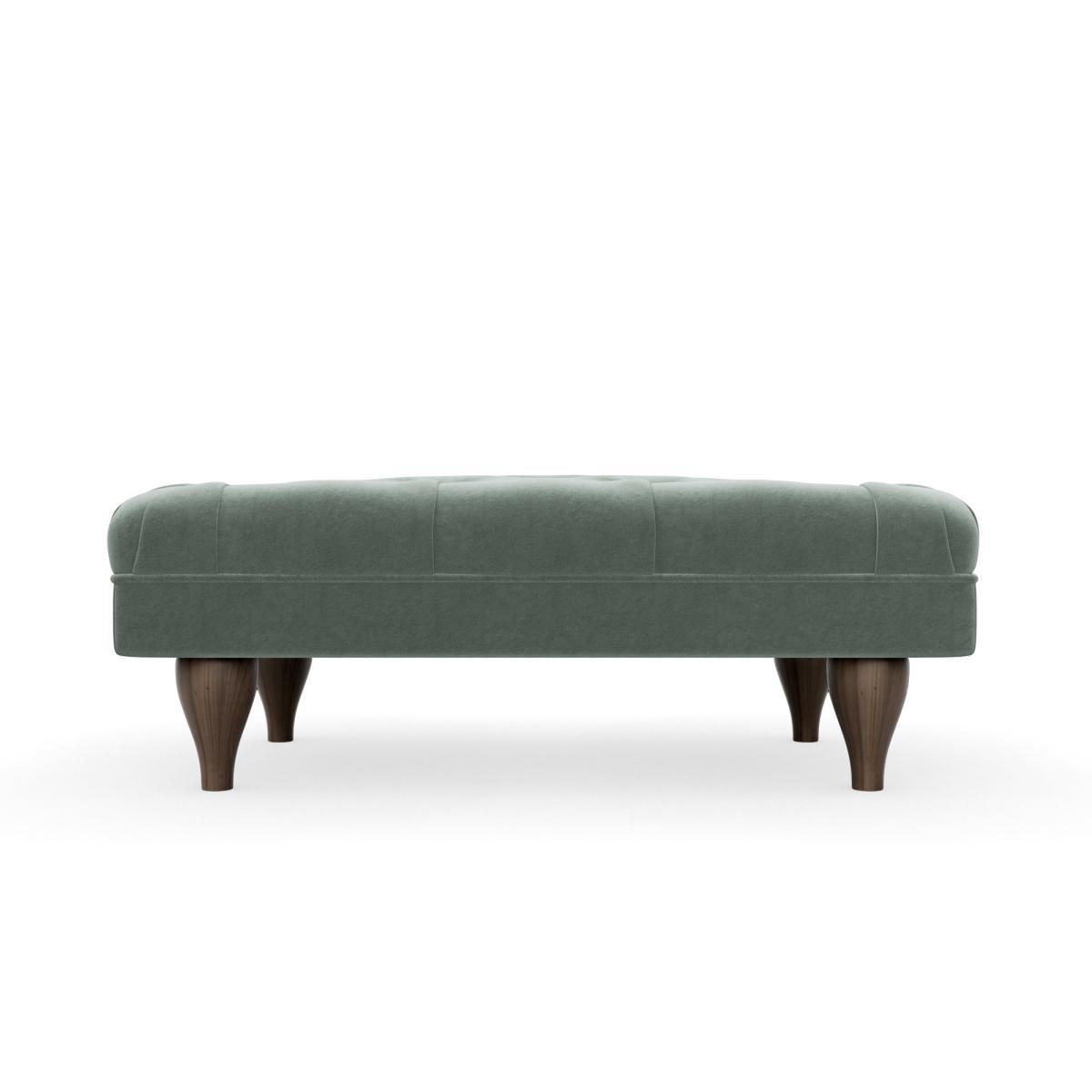 Warwick Luxury Velvet Footstool Luxury Velvet Lilypad – image 3