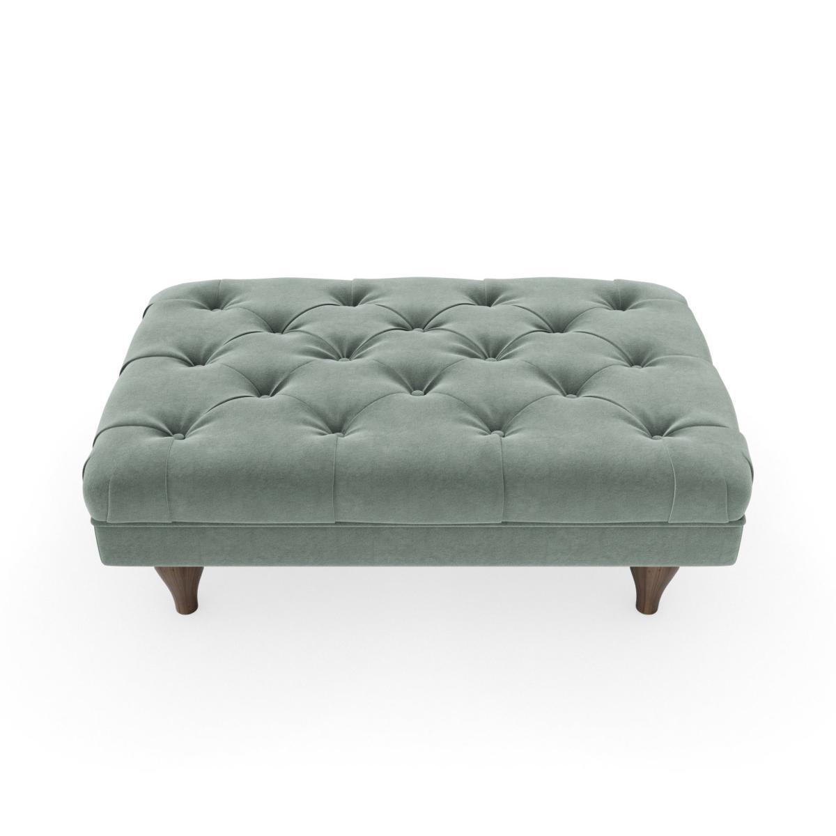 Warwick Luxury Velvet Footstool Luxury Velvet Lilypad – image 4