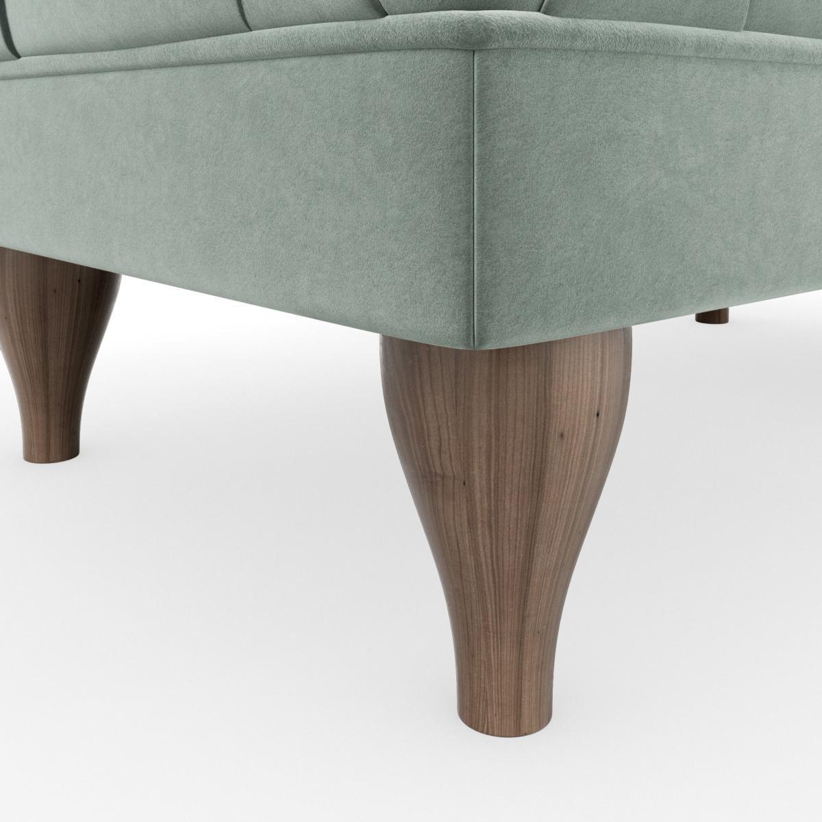 Warwick Luxury Velvet Footstool Luxury Velvet Lilypad – image 5