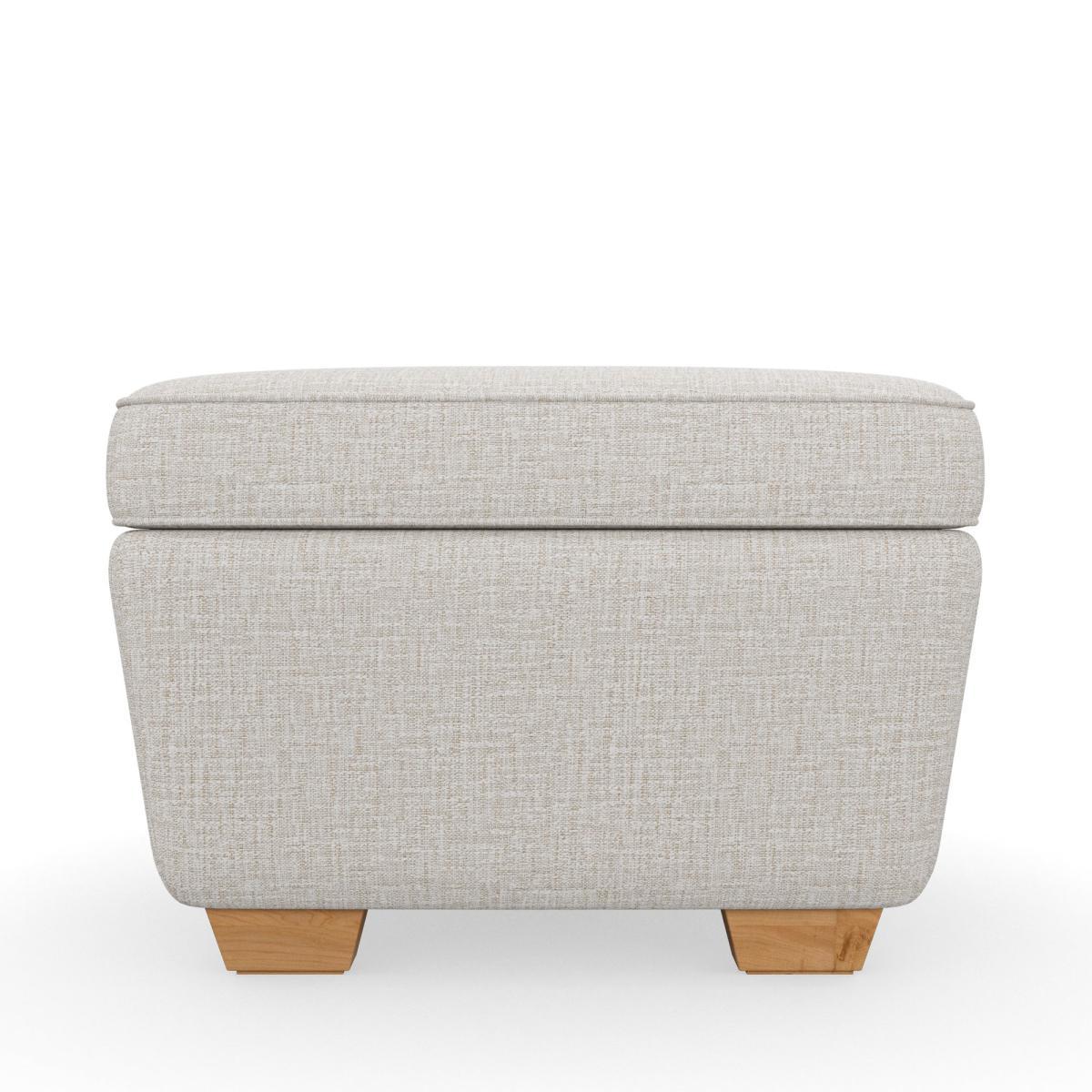 Arundel Textured Weave Footstool Textured Weave Sandstone – image 3