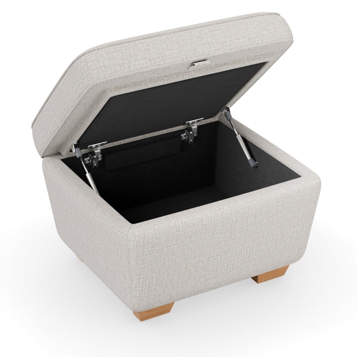 Arundel Textured Weave Footstool Textured Weave Sandstone – image 4