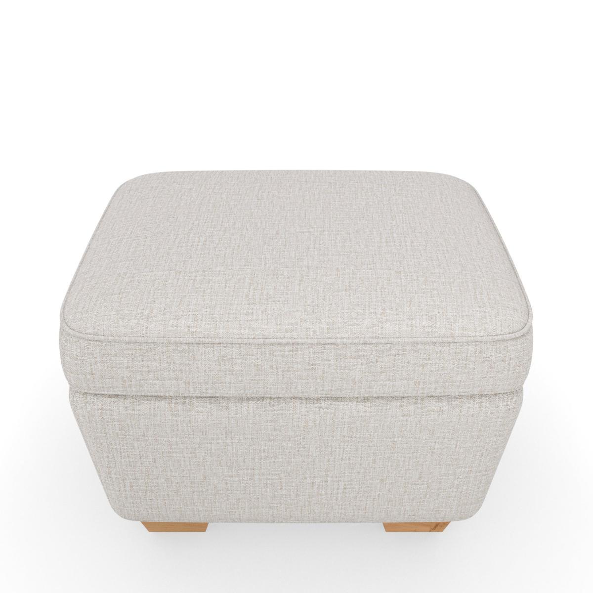 Arundel Textured Weave Footstool Textured Weave Sandstone – image 5
