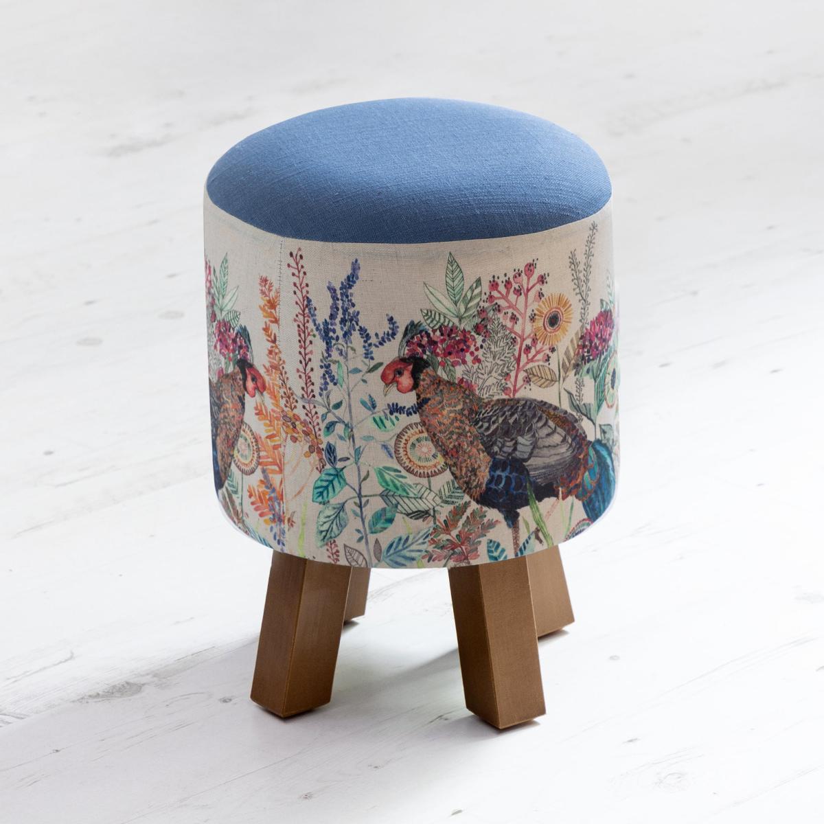 Monty Fabric Footstool Monty Lady Amherst – image 2