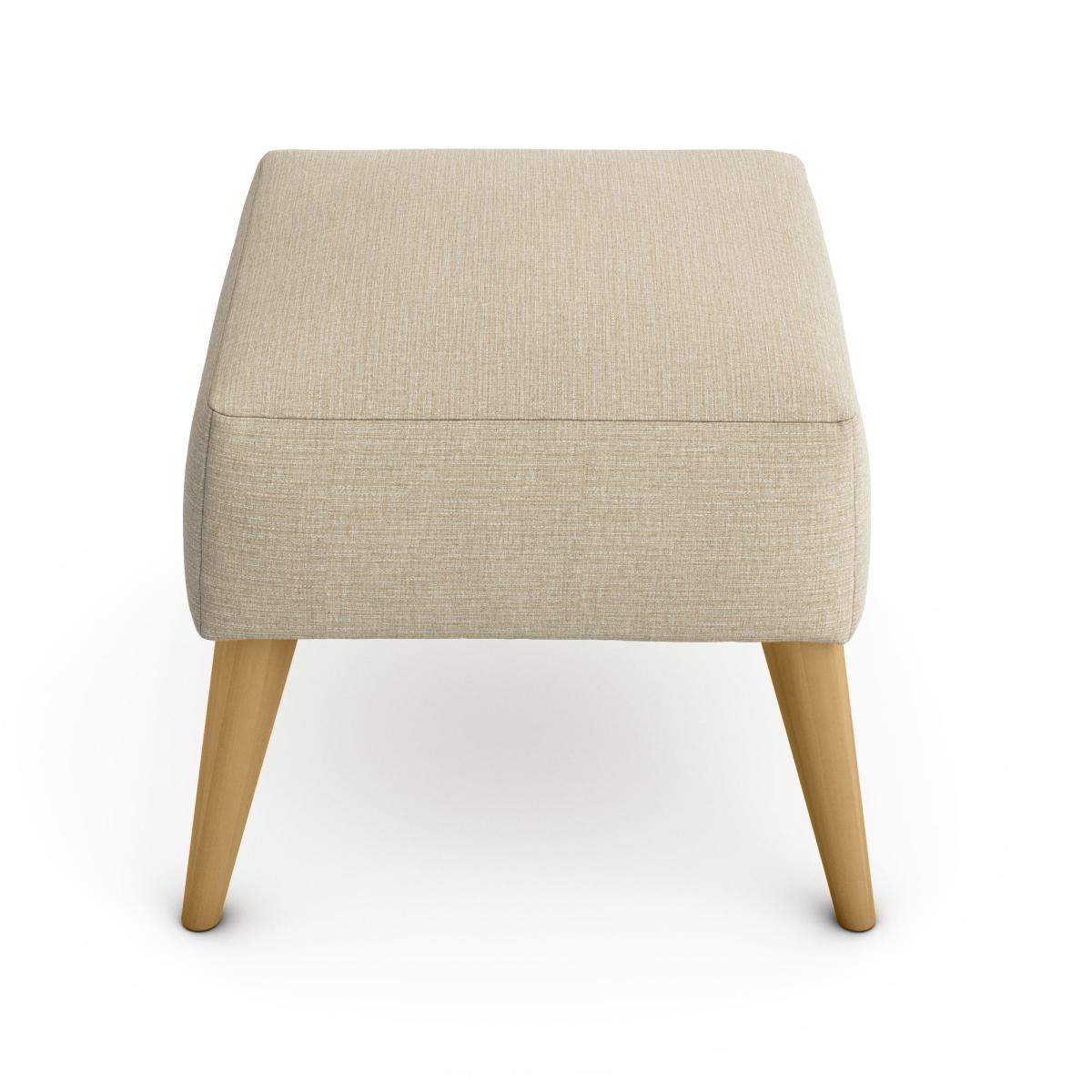 Marlow Textured Weave Footstool Textured Weave Honey – image 4