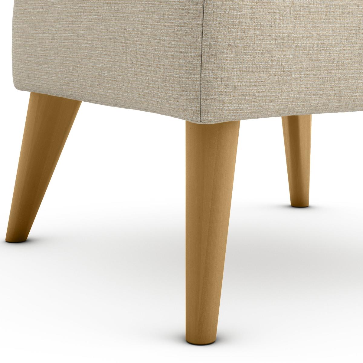 Marlow Textured Weave Footstool Textured Weave Honey – image 5