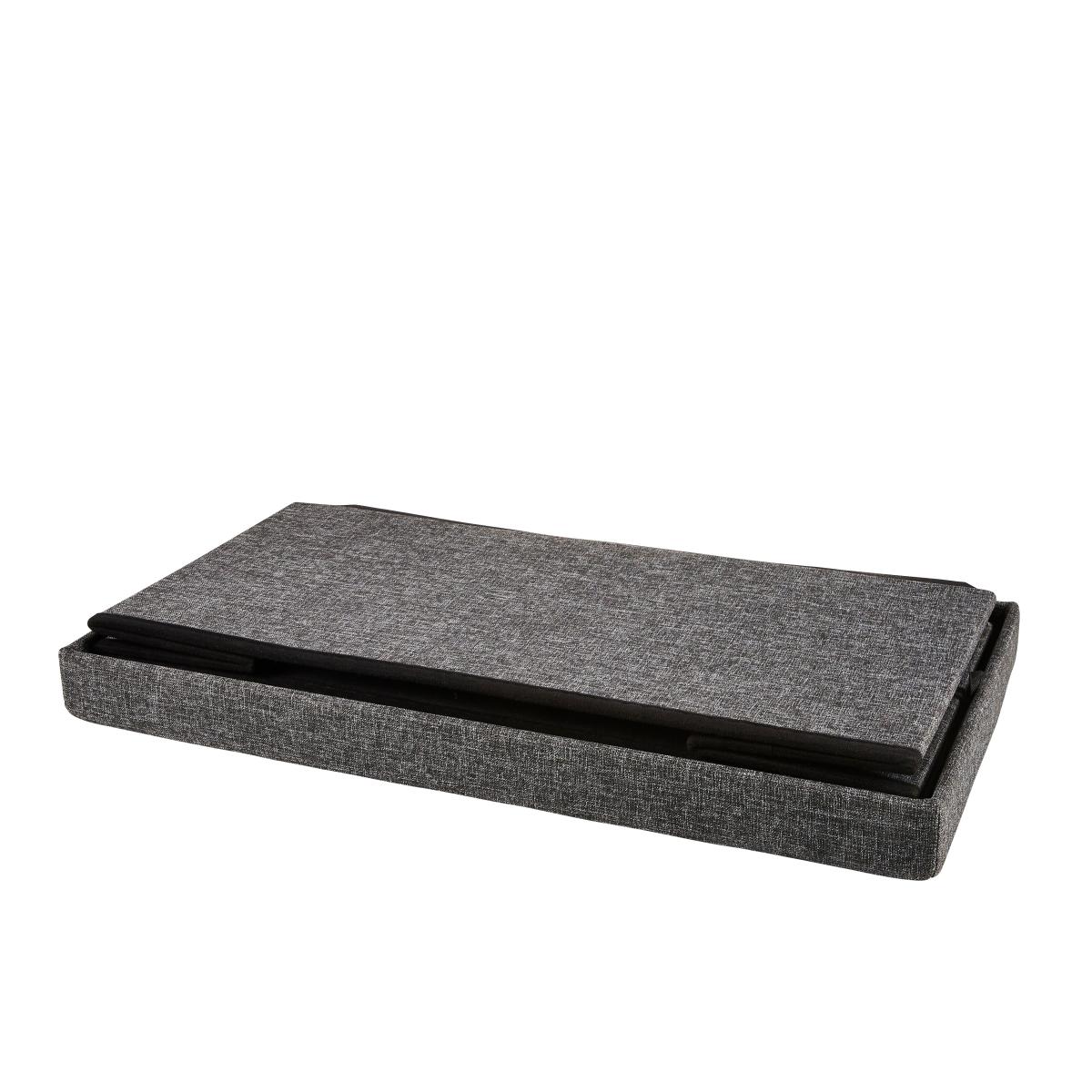 Outdoor Foldable Storage Ottoman Dark Grey – image 4