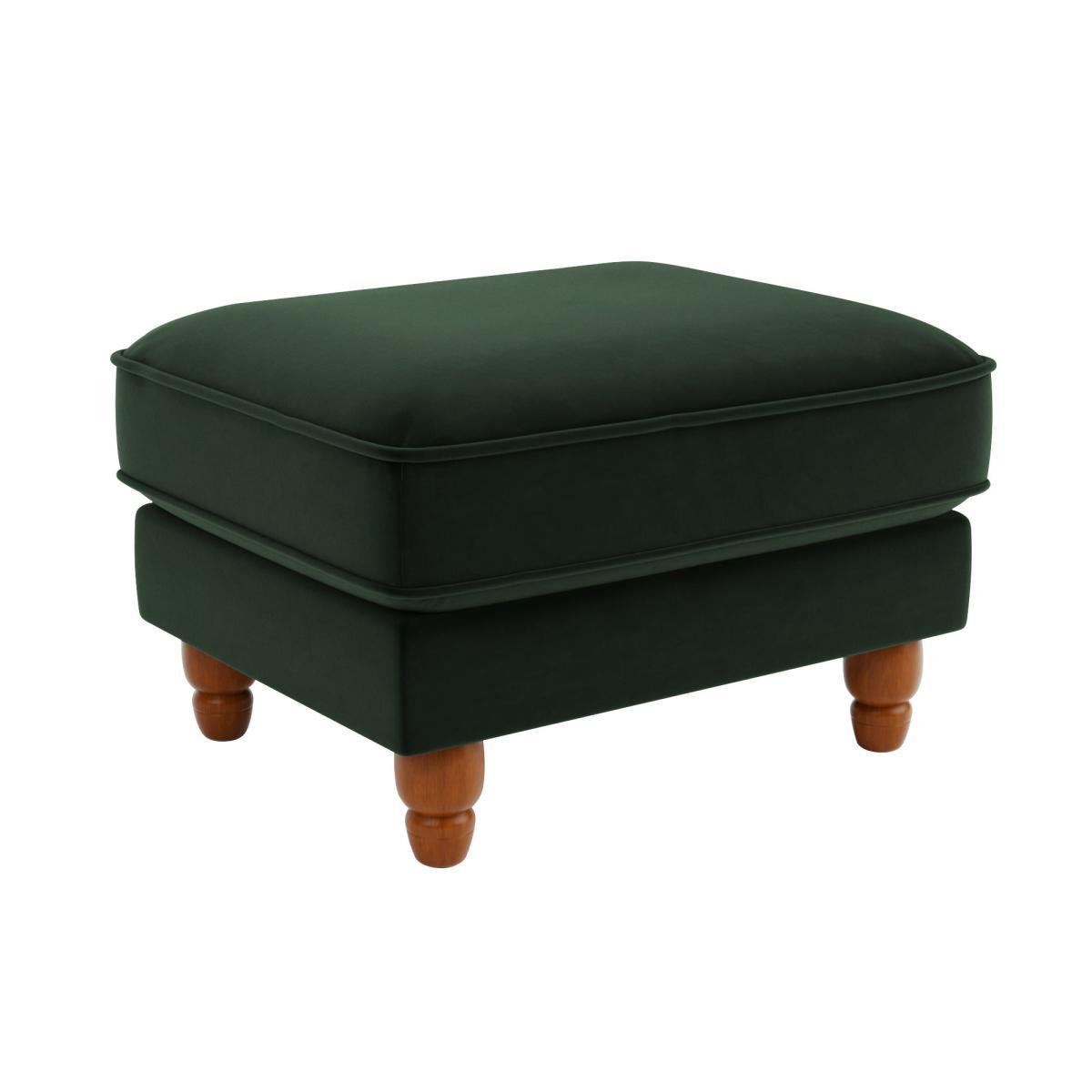 Beatrice Velvet Footstool Peacock – image 7