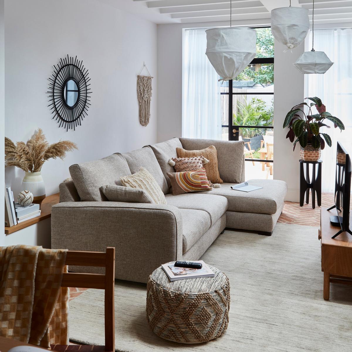 Aztec Jute Bobble Pouffe Natural – image 5