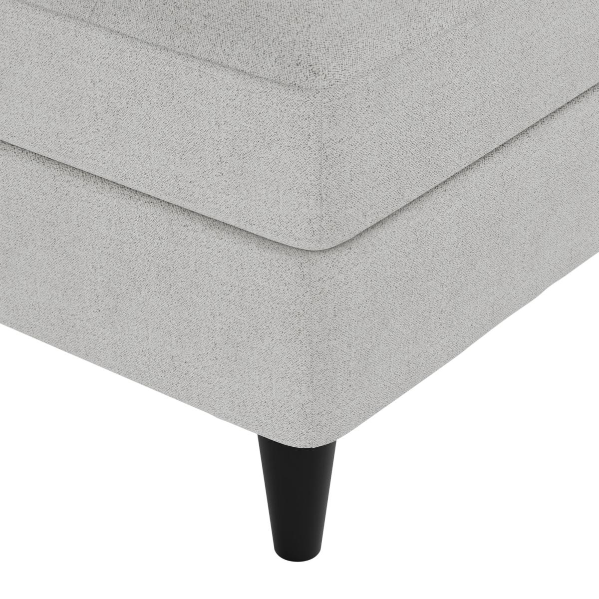 Zoe Boucle Storage Footstool Light Grey – image 5