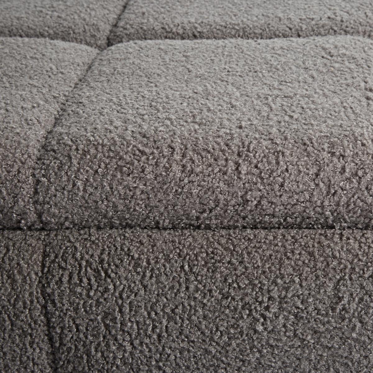 Sherpa Large Ottoman Charcoal – image 4