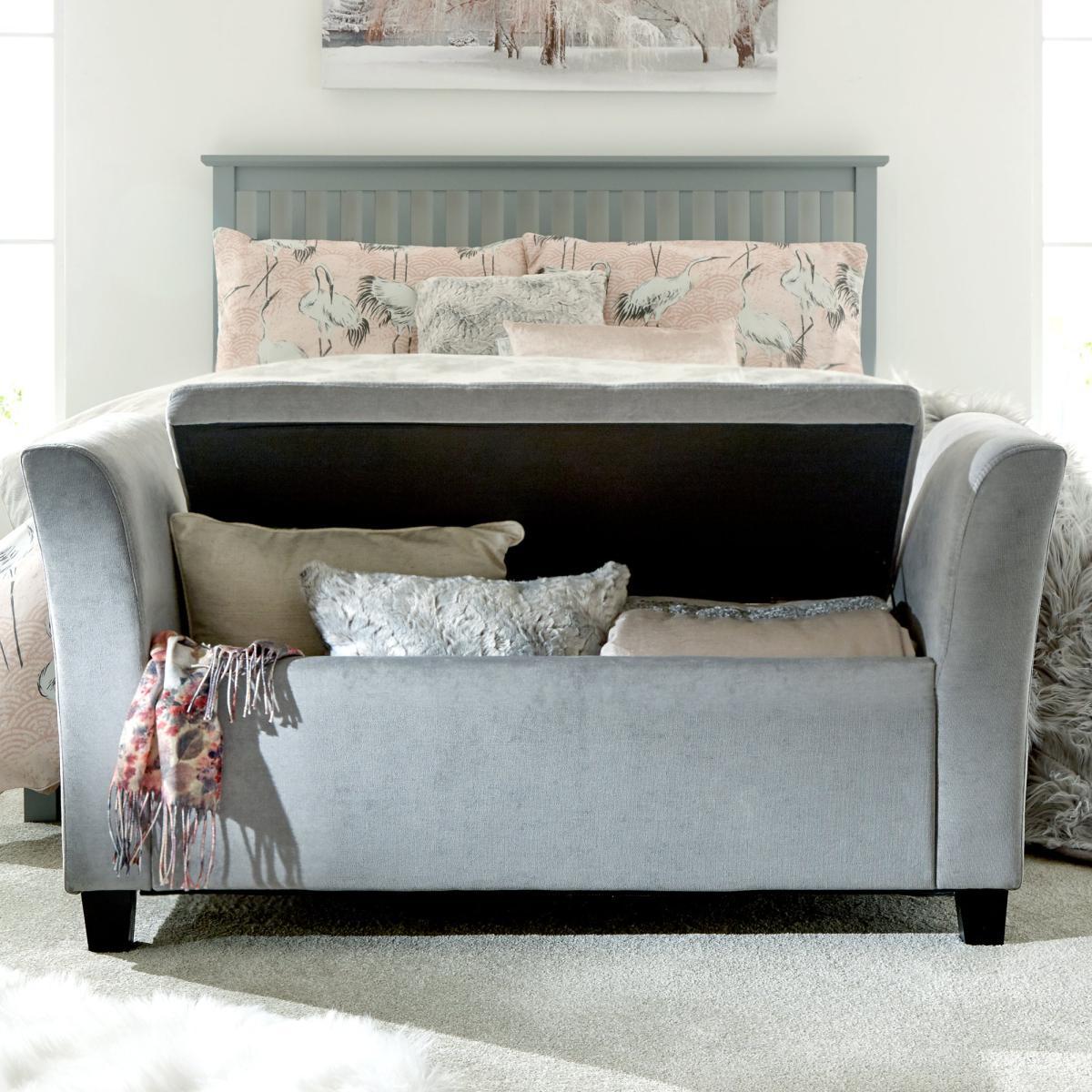 Verona Chenille Grey Window Seat Grey – image 3