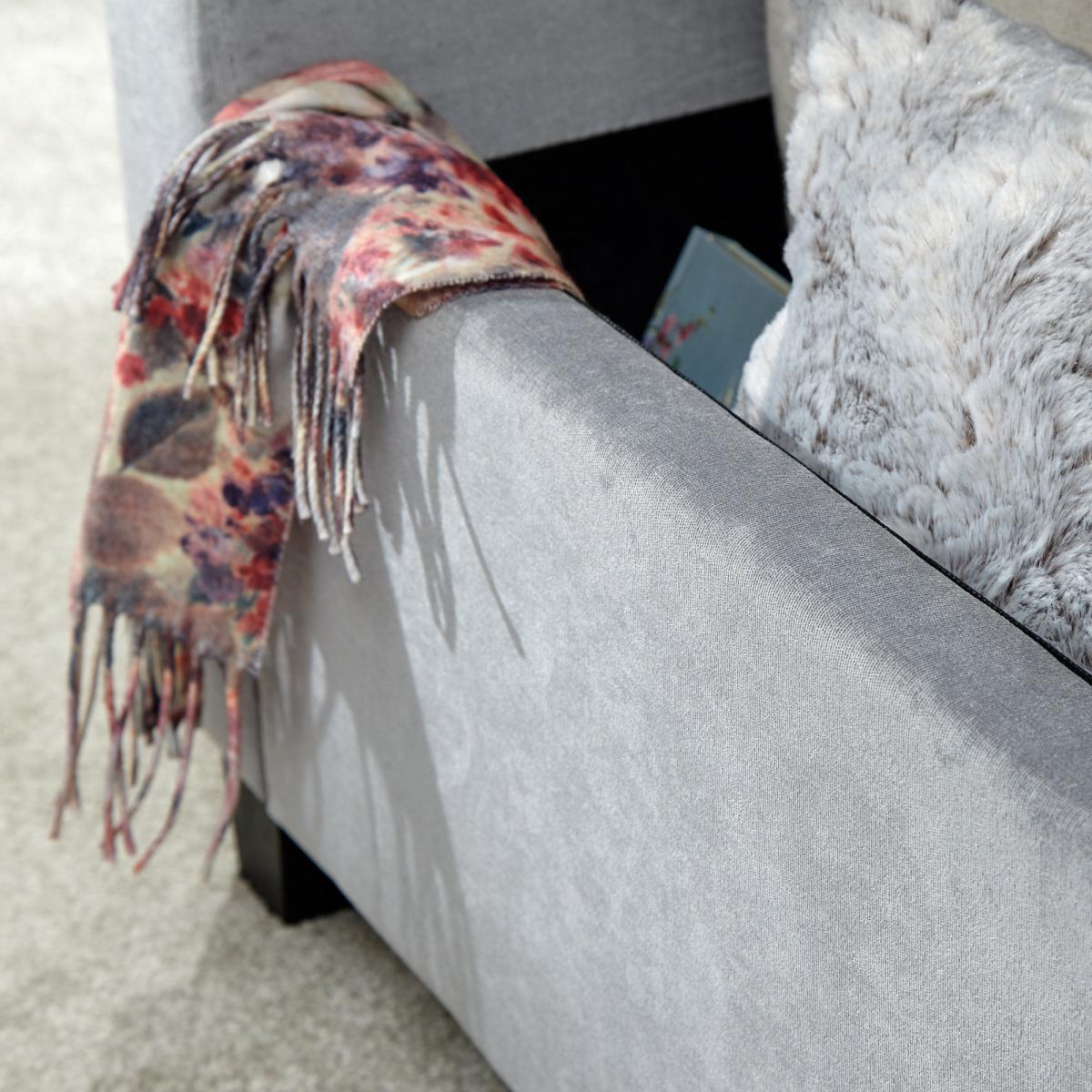 Verona Chenille Grey Window Seat Grey – image 4