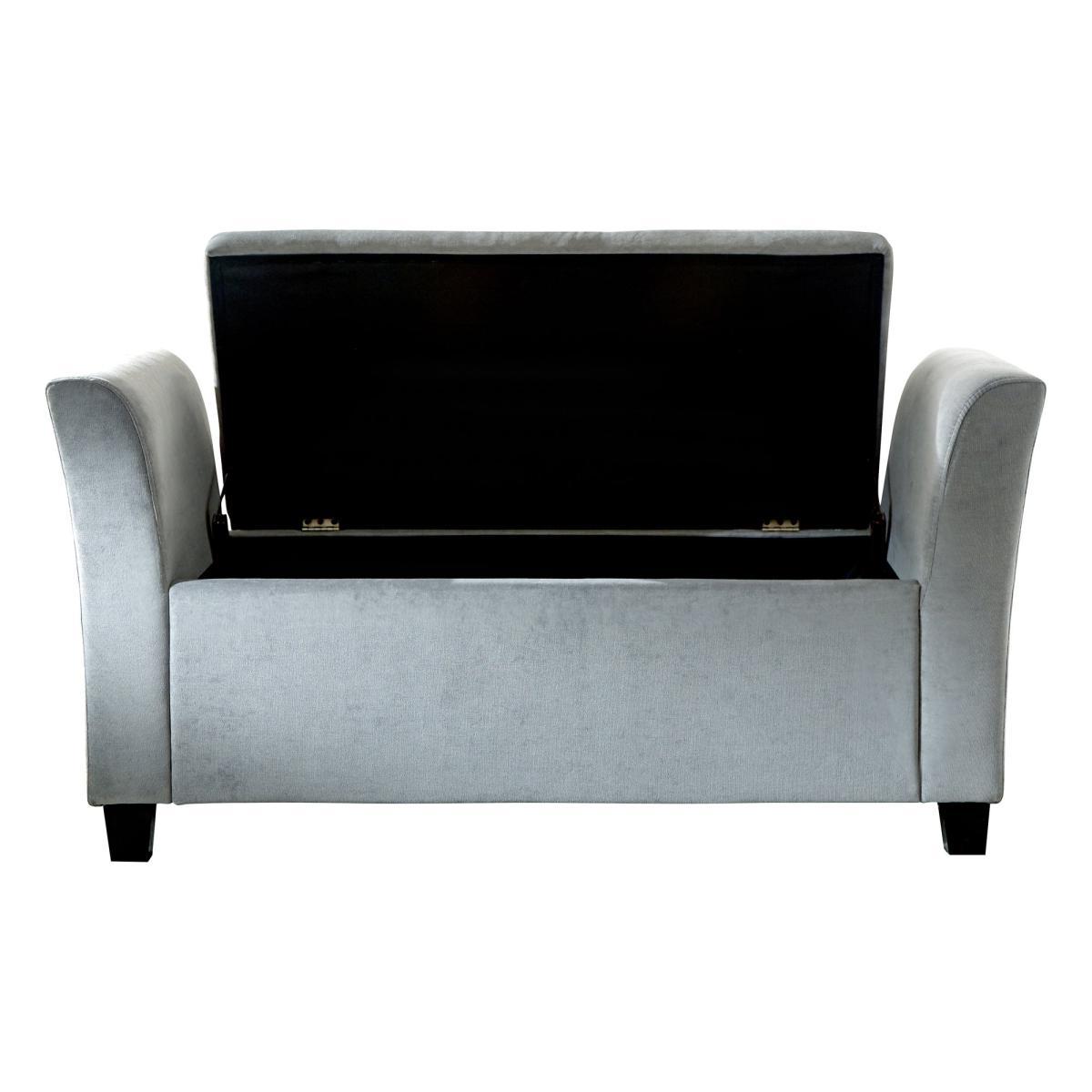 Verona Chenille Grey Window Seat Grey – image 7