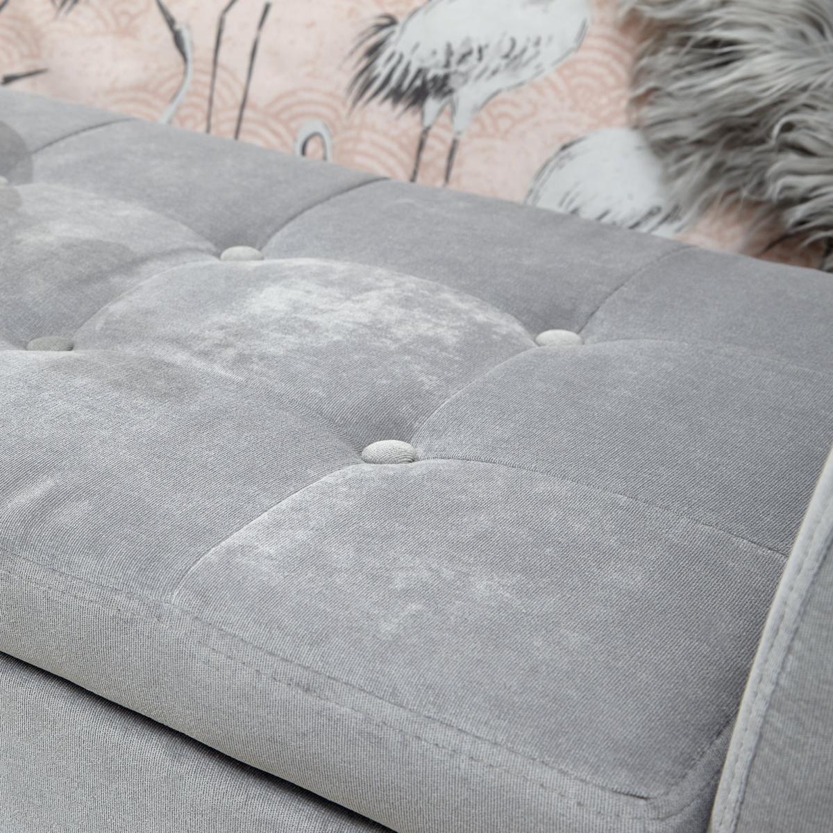 Verona Chenille Grey Window Seat Grey – image 8