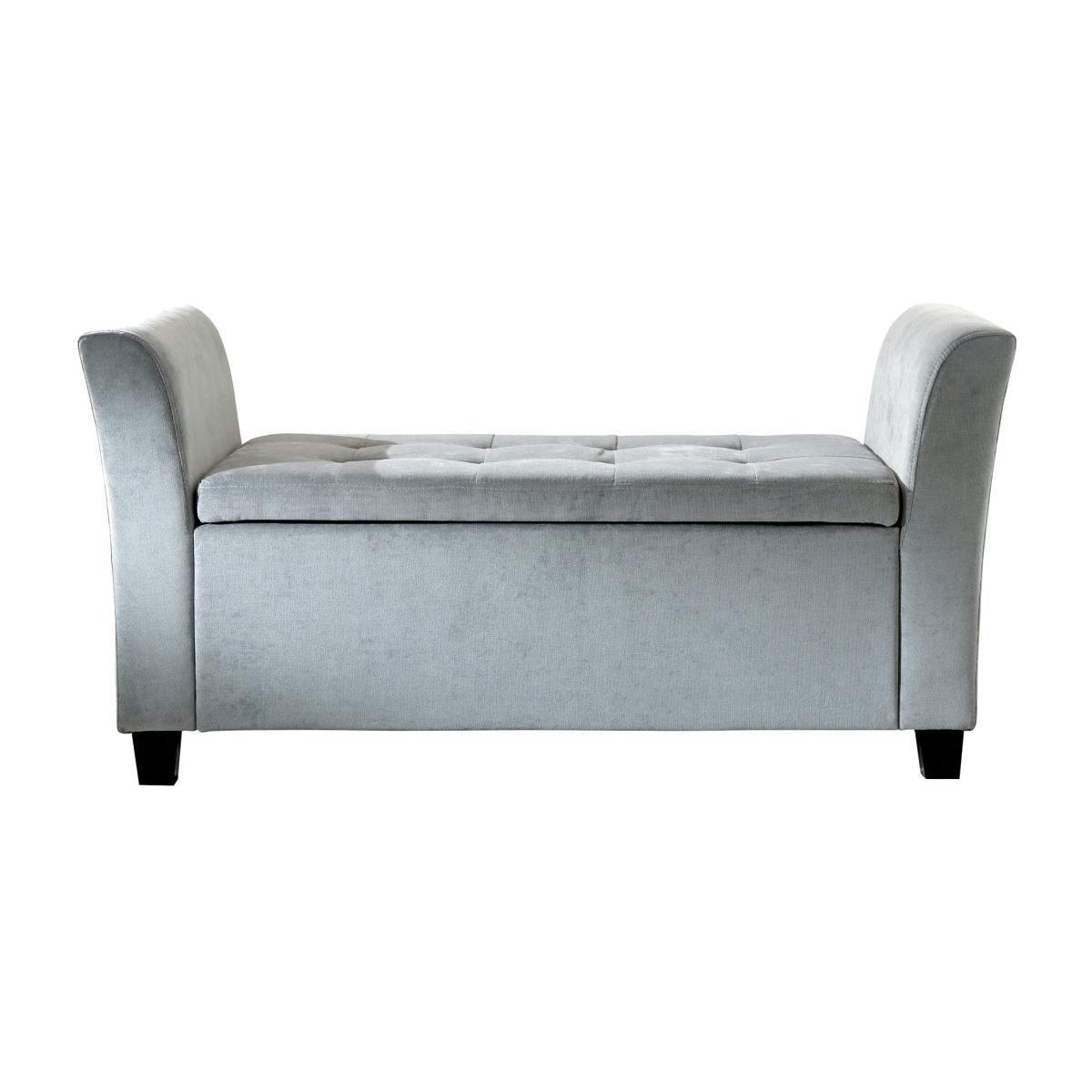 Verona Chenille Grey Window Seat Grey – image 1