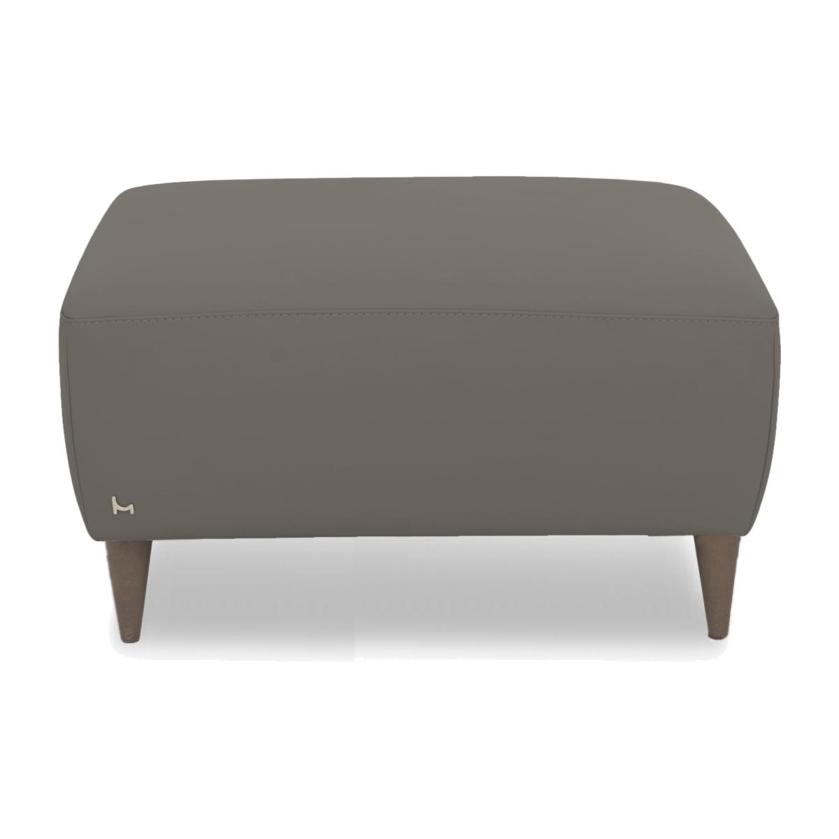 Nicoletti Italia - Milano Leather Footstool - Botero Visone – image 1