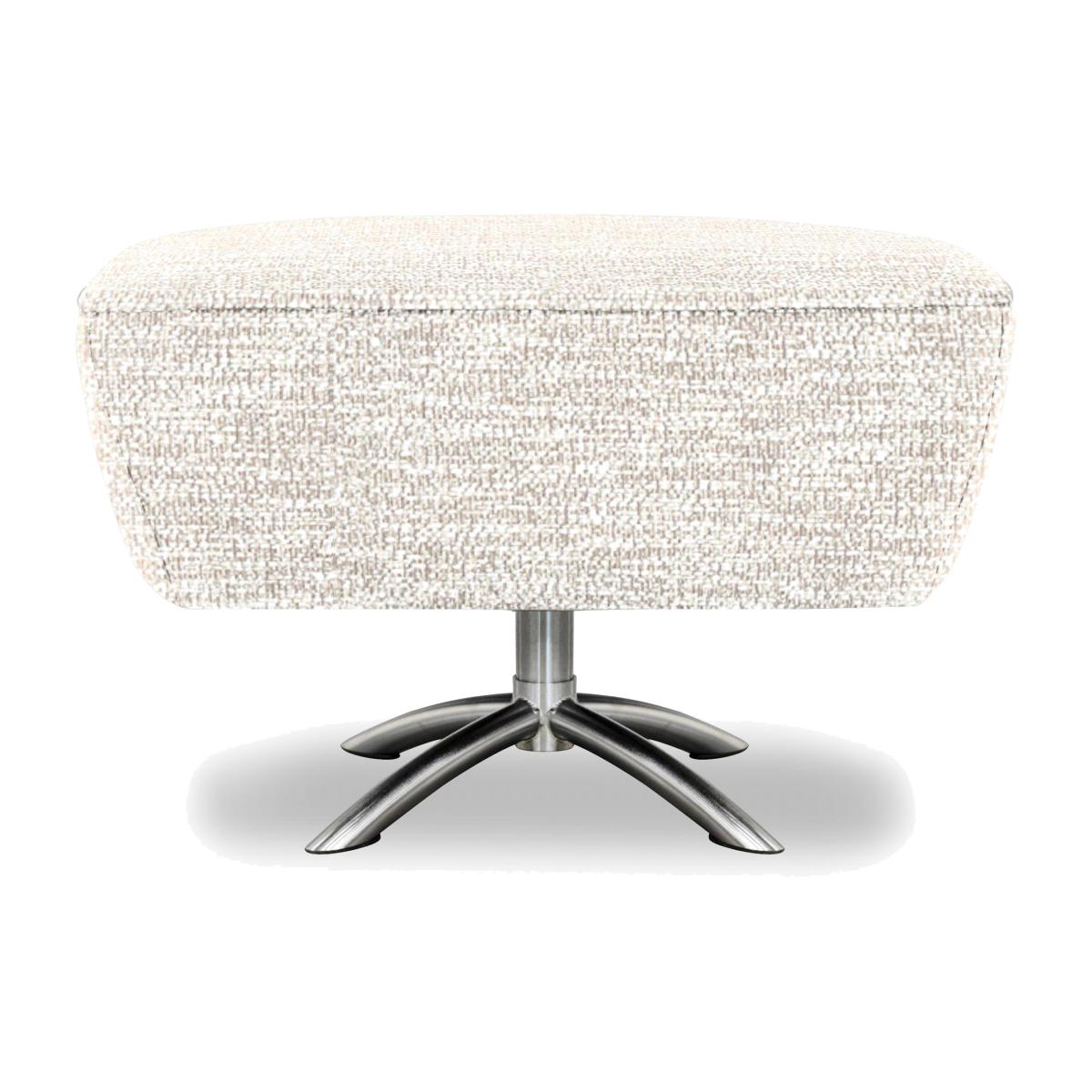 G Plan - Arlo Fabric Swivel Footstool - Rush Cream – image 1