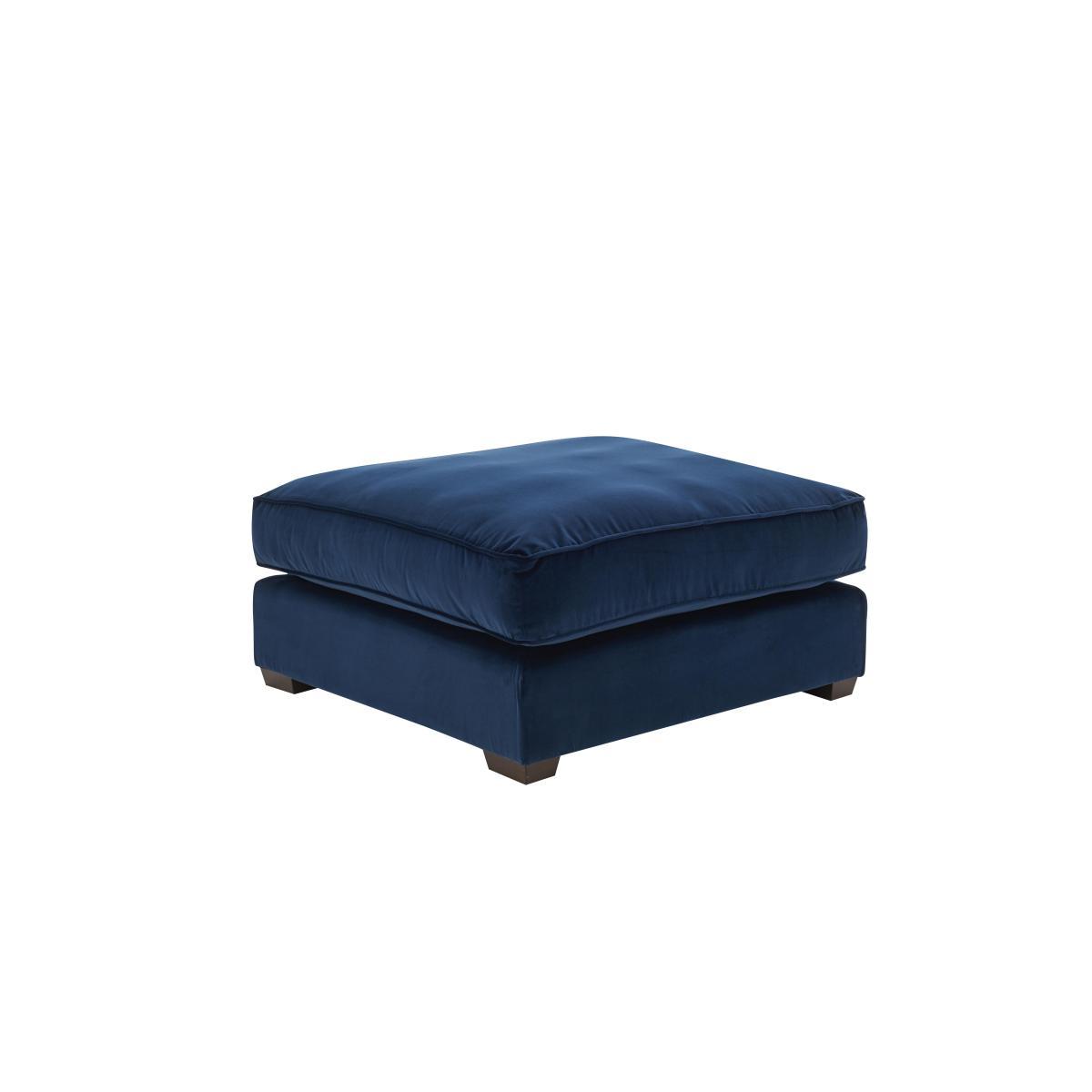 Collins and Hayes - Jarvis Extra Large Fabric Footstool with Piping – image 5