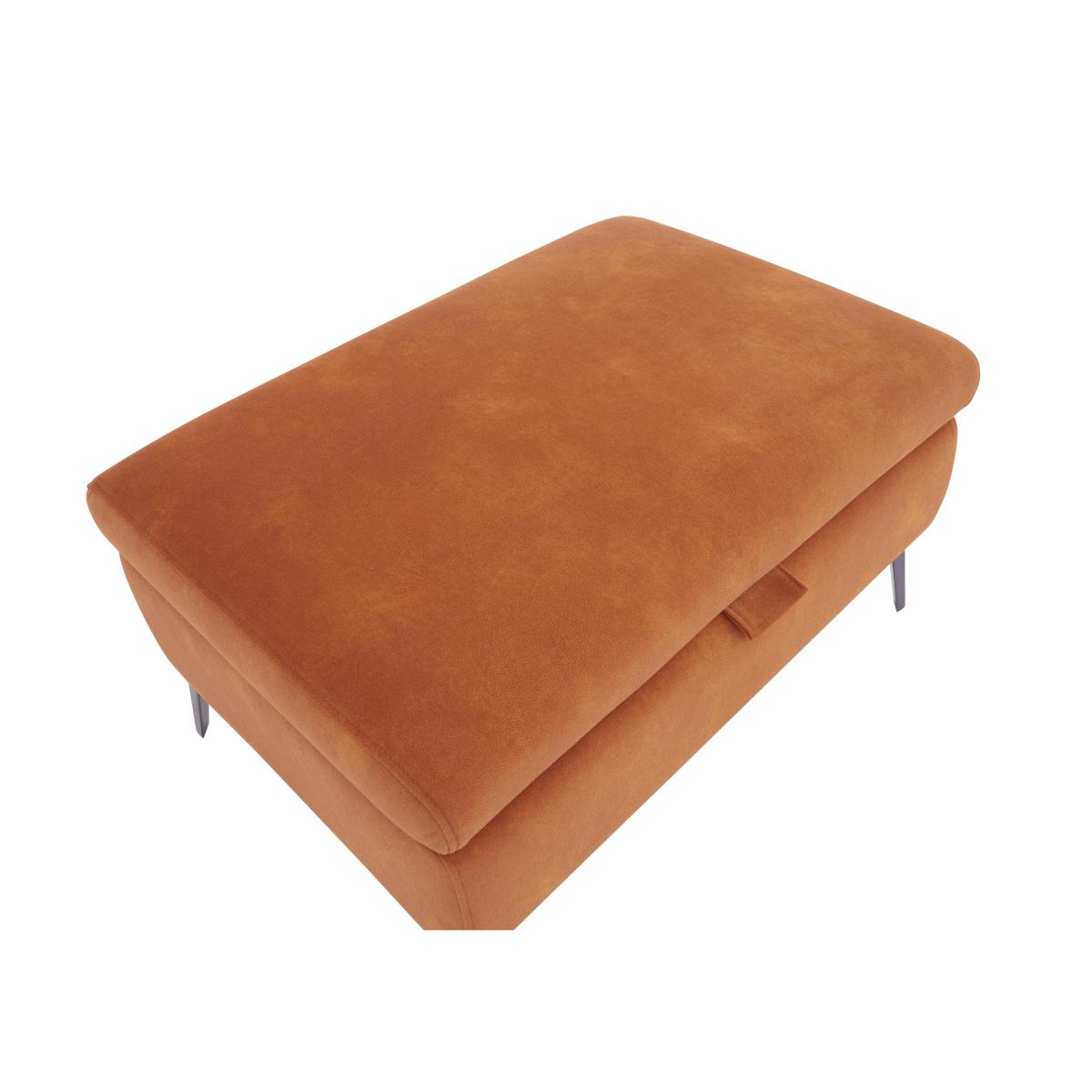 Jude Fabric Storage Footstool - Grey – image 3