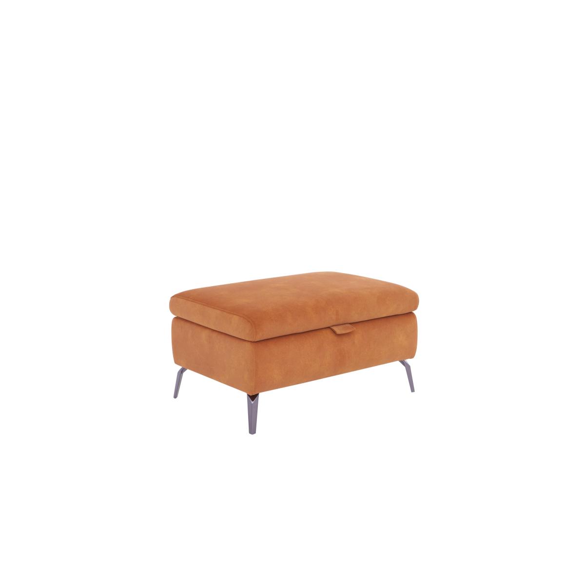 Jude Fabric Storage Footstool - Grey – image 6