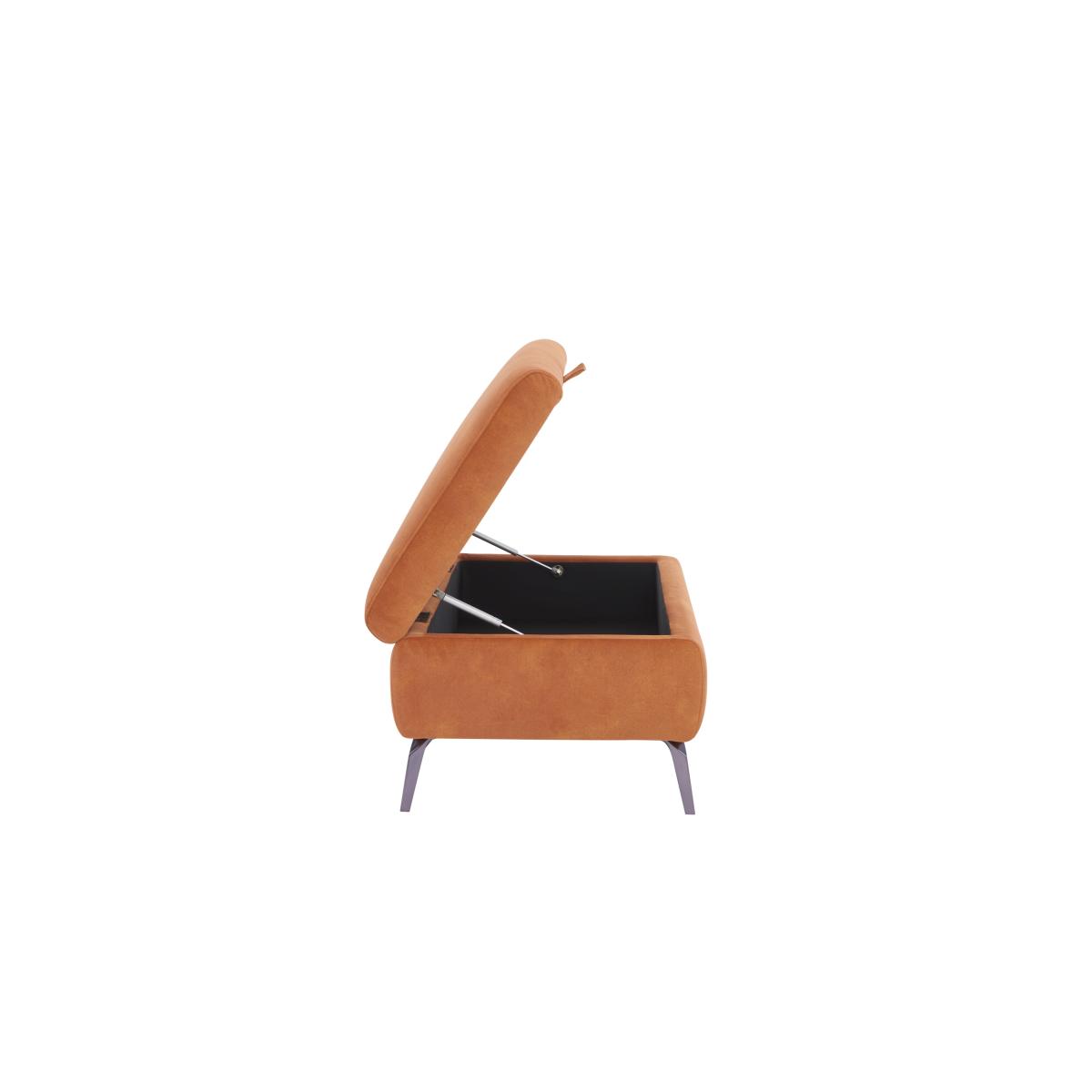 Jude Fabric Storage Footstool - Grey – image 9