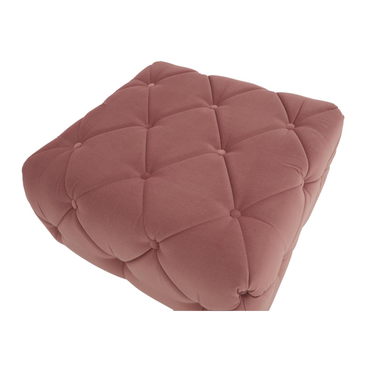 Cecilia Fabric Footstool - Pink – image 3