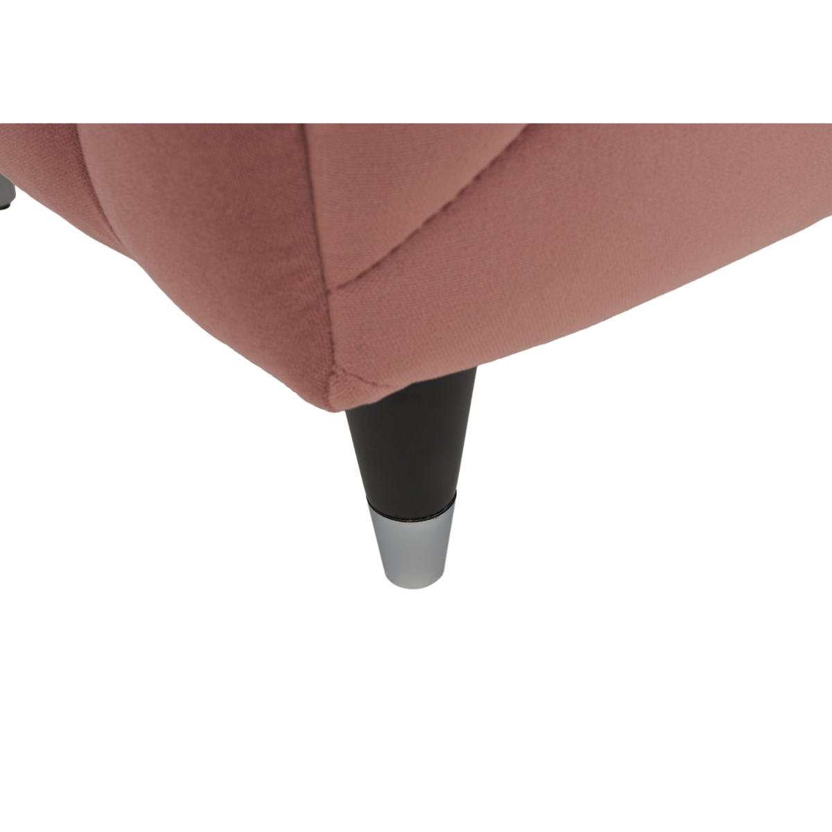 Cecilia Fabric Footstool - Pink – image 4